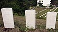 赤柱軍人墳場內悼念一次大戰陣亡軍員的墓碑