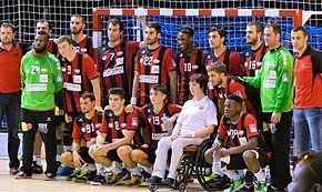 Photo de groupe de l'équipe d'Ivry, le 31/8/2014 au challenge Marrane