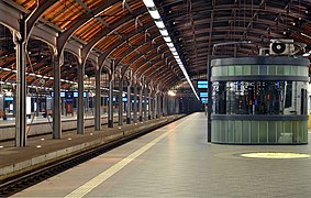 Wrocław Główny (Breslau Hauptbahnhof) by night