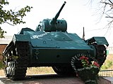 Пам'ятник Т-70 в Солоницівці, Україна.