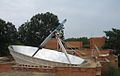 Image 13Parabolic dish produces steam for cooking, in Auroville, India. (from Solar energy)