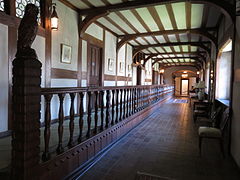 Second Floor Corridor in Coe Hall in 2016