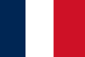 Francúzska námorná vlajka (pomer šírok 30:33:37)