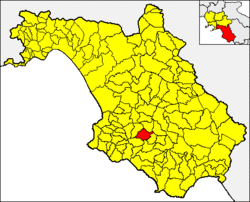 Gioi within the Province of Salerno