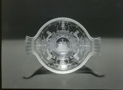 A glass bowl.