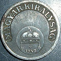 10 fillér (1942) obverse