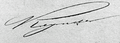 Handtekening Izaäk Herman Reijnders (1839-1925)