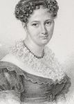 Henriette Wegner (1805–1875), født Seyler, frue til Frogner 1836–1848 Tegnet av: søsteren Molly Seyler