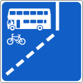 Sign F 360 Start of Nearside With-Flow Bus Lane