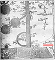 Regional map showing the word Bahr Fars, ("Persian Sea") in Arabic, from the 9th century text Al-aqalim by the Persian geographer Istakhri