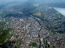 Pforzheim van boven gezien