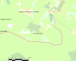 Coustouges - Localizazion