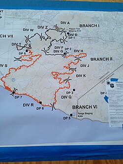 Map of Springs Fire.