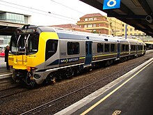 A Matangi at Wellington railway station.