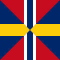Norsk version af unionsmærket "sildesalaten" 1844-1905