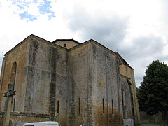 L'église abbatiale de Paunat.
