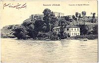 Bir Osmanlı kalesi antik kartpostal da, Üsküp. (20. yüzyıl)