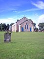 St Bartholomew's Church, Thornley. This photograph was taken in 2005 after the church's closure but prior to the removal of its stained glass windows. The church was demolished in September 2007