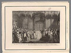 The marriage of Queen Victoria and Prince Albert of Saxe-Coburg and Gotha, at St. James's Palace, February 10, 1840 (5254869).jpg