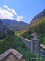 Via verda del Serpis, realitzada en el tram entre l'Orxa i Villalonga. Es pot veure ací els ciments per on antigament passava el ferrocarril.