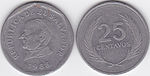 25 centavos de colón salvadoreño