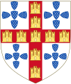 Arms of Alfonso Sánchez, Lord of Alburquerque illegitimate son of Denis, King of Portugal (great-grandson of Alfonso VIII)