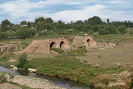 6th century bridge over Tartar River in Barda Photograph: Elmeddin82 Licensing: CC-BY-SA-4.0