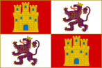 Royal standard of the Crown of Castile. Used in Pensacola from 1559.