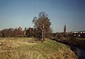 O rio Innerste ao lado do castelo Marienburg.