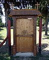 Entrance to the graveyard of Baranyajenő