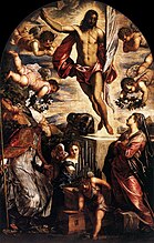 Воскресение Христа. 1565. Холст, масло. Церковь Сан-Кассиано, Венеция