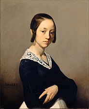 Jean-François Millet, Portrait de Louise-Antoinette Feuardent, 1841.