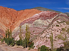 Cerro de los Siete Colores en Purmamarca