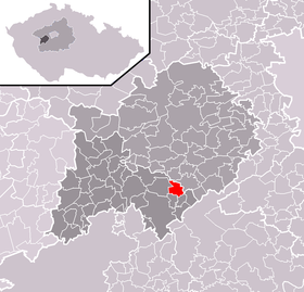 Localisation de Lážovice