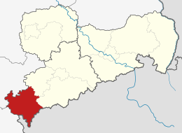 Circondario del Vogtland – Localizzazione