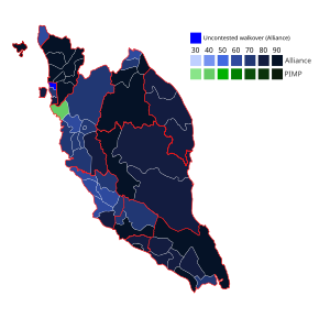 Elecciones federales de Malasia de 1955