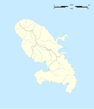 Сен-П'єр (Мартиніка). Карта розташування: Мартиніка