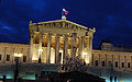 Palacio del Parlamento en Viena.