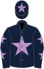 Dark Blue, Mauve star, Dark Blue sleeves, Mauve stars, Dark Blue cap, Mauve star