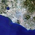 'U territorie de Rome viste da 'u satellite