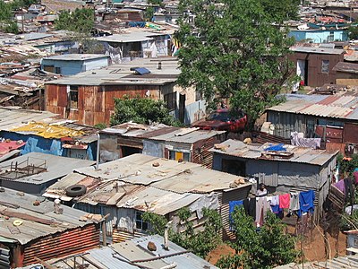 ’n Township in Soweto, afgeneem in 2005.