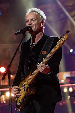 Sting kuningattaren syntymäpäiväkonsertissa 2018.