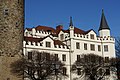 Old barracks, now tax office, Wendisch tower on the left