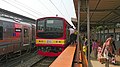 Ex-Musashino Line 205-0 series set M64 (147+148) on Pasar Senen Station