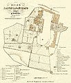بخیسرائے باغ تے محل دا نقشہ، ۱۸۵۵