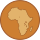 Médaille de bronze, Afrique