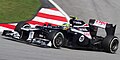 Senna at the Malaysian GP