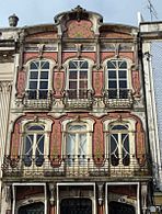 Casa estilo Art Nouveau en Aveiro.