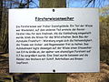 Infotafel am Ufer