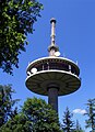 Der Fernmeldeturm auf dem Dünsberg